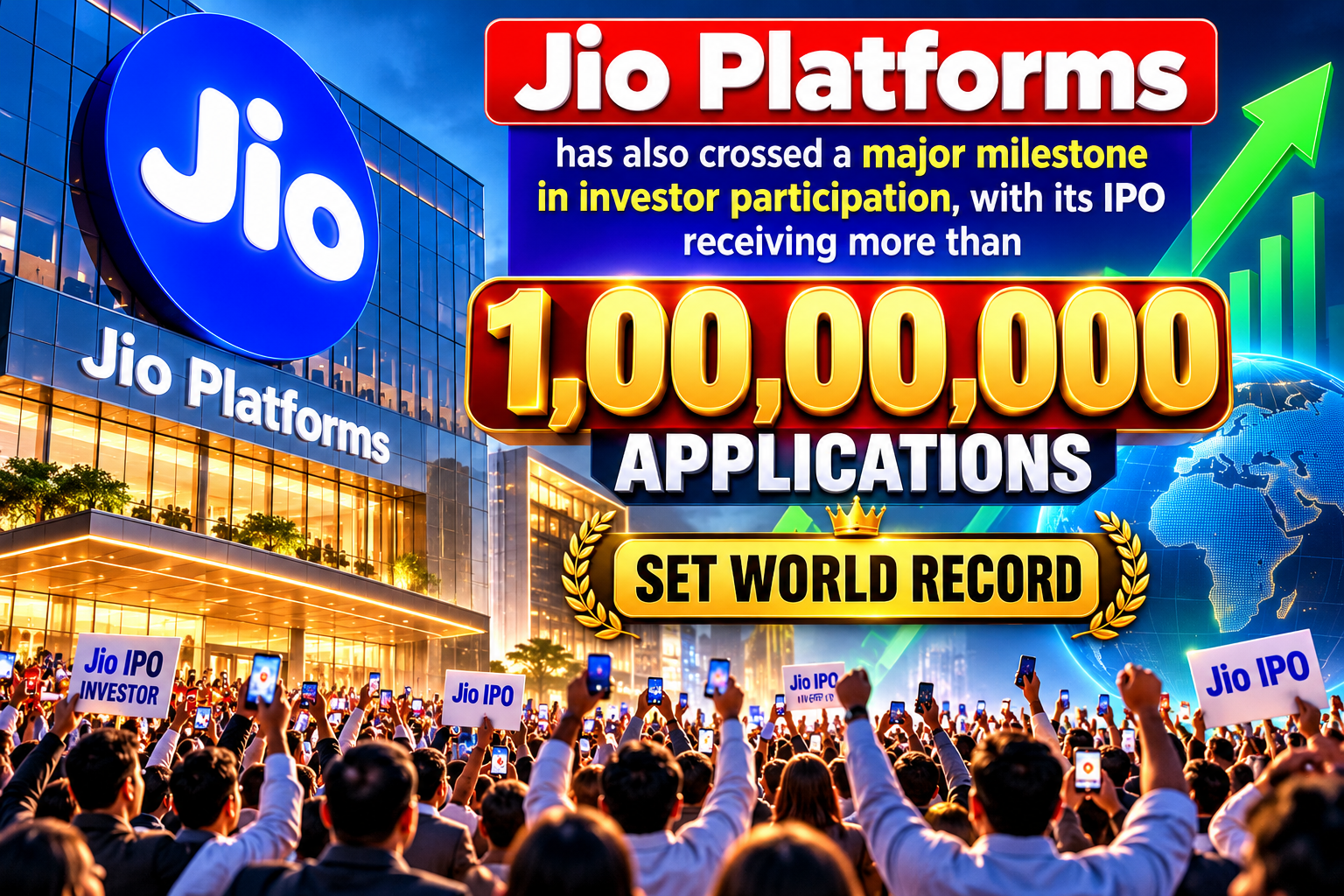 Jio Platforms IPO 2026 investor participation milestone
